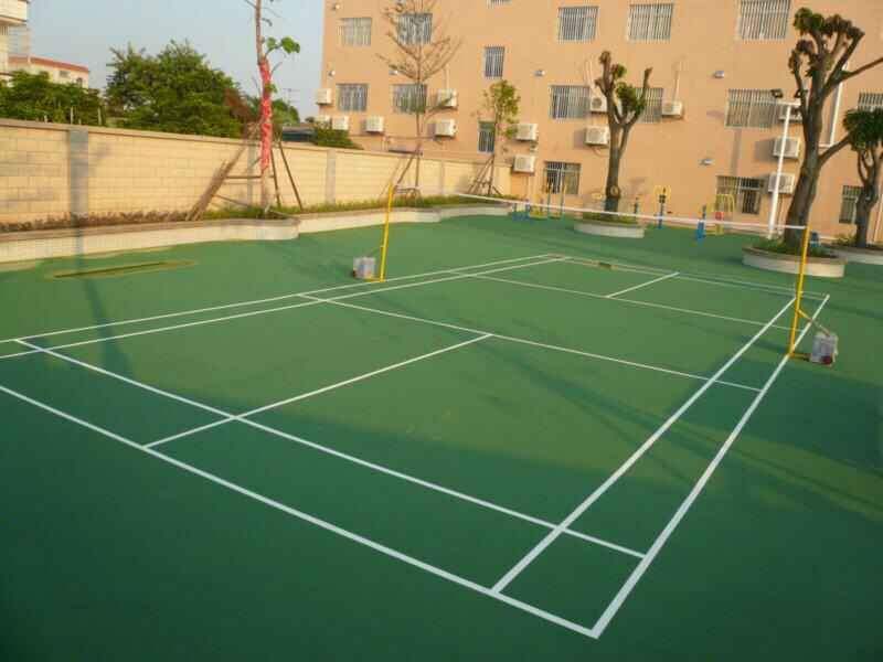 馬路打羽毛球心真大！中山地坪漆廠家有話說